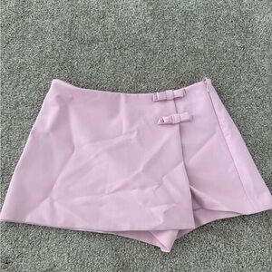 Zara Pink Skort with Bows